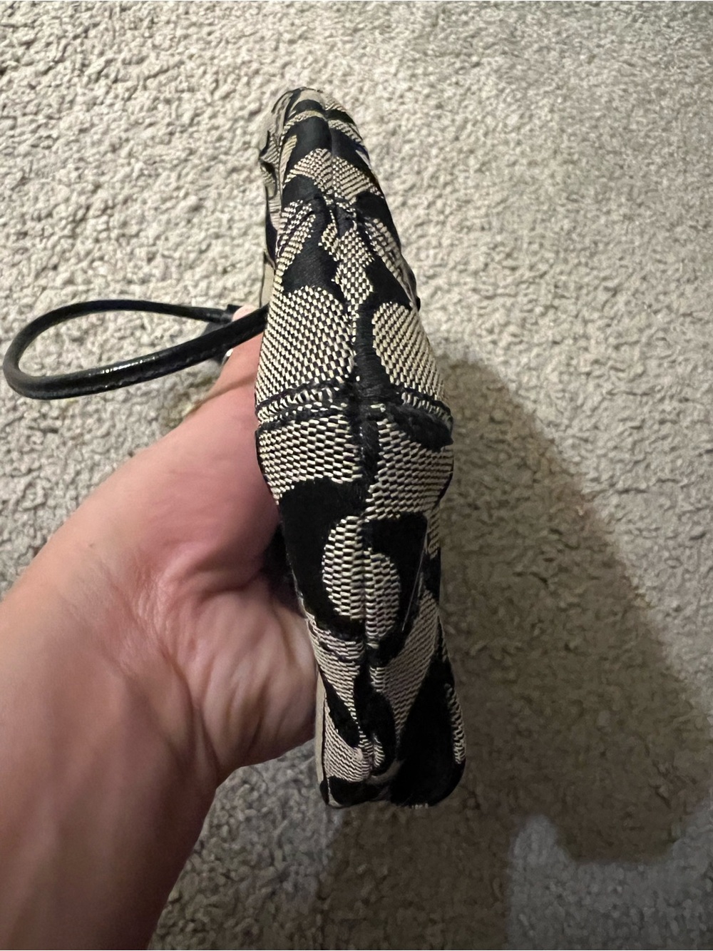 Coach SoHo Signature Canvas Wristlet Wallet - Picture 5 of 10